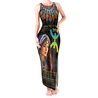 Happy Amazigh New Year Tank Maxi Dress With Women Amazigh - Berber Pattern - Wonder Print Shop