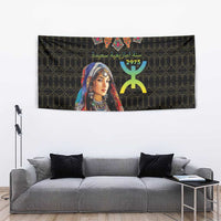 Happy Amazigh New Year Tapestry With Women Amazigh - Berber Pattern - Wonder Print Shop