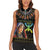 Happy Amazigh New Year Women Sleeveless Polo Shirt With Women Amazigh - Berber Pattern - Wonder Print Shop