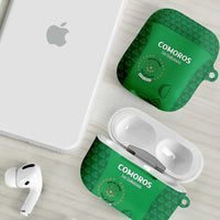 Comoros Football AirPods Case Go Champions Green Les Coelacantes - Wonder Print Shop