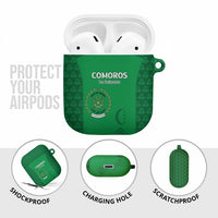 Comoros Football AirPods Case Go Champions Green Les Coelacantes - Wonder Print Shop