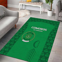 Comoros Football Area Rug Go Champions Green Les Coelacantes - Wonder Print Shop