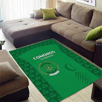Comoros Football Area Rug Go Champions Green Les Coelacantes - Wonder Print Shop