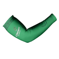 Custom Comoros Football Arm Sleeves Go Champions Green Les Coelacantes - Wonder Print Shop