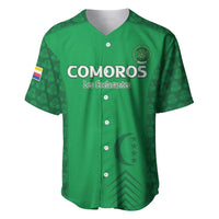 Custom Comoros Football Baseball Jersey Go Champions Green Les Coelacantes LT15