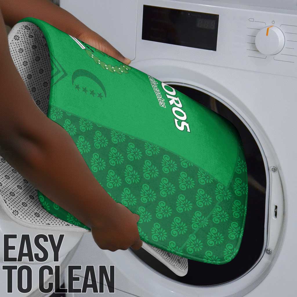 Comoros Football Bathroom Set Go Champions Green Les Coelacantes - Wonder Print Shop