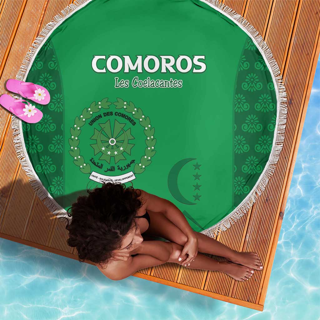 Comoros Football Beach Blanket Go Champions Green Les Coelacantes - Wonder Print Shop