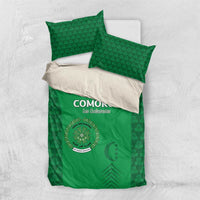 Comoros Football Bedding Set Go Champions Green Les Coelacantes - Wonder Print Shop