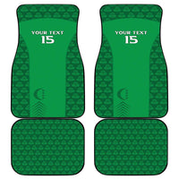 Custom Comoros Football Car Mats Go Champions Green Les Coelacantes - Wonder Print Shop