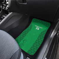 Custom Comoros Football Car Mats Go Champions Green Les Coelacantes - Wonder Print Shop