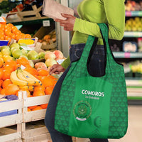 Comoros Football Grocery Bag Go Champions Green Les Coelacantes - Wonder Print Shop