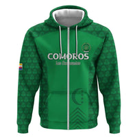 Custom Comoros Football Hoodie Go Champions Green Les Coelacantes - Wonder Print Shop