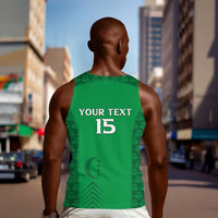 Custom Comoros Football Men Tank Top Go Champions Green Les Coelacantes - Wonder Print Shop
