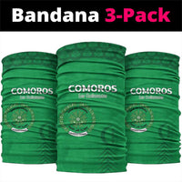 Comoros Football Neck Gaiter Go Champions Green Les Coelacantes - Wonder Print Shop