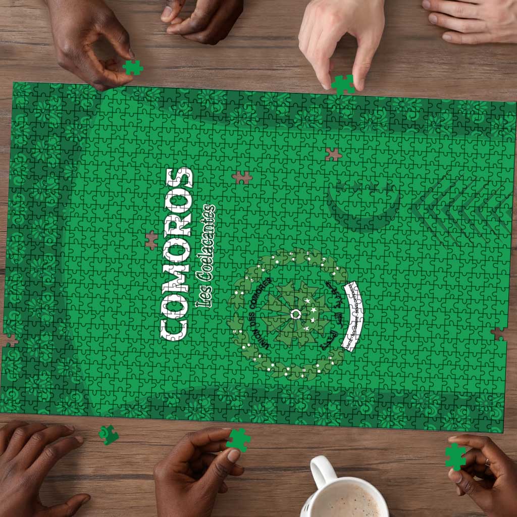 Comoros Football Puzzle Go Champions Green Les Coelacantes - Wonder Print Shop