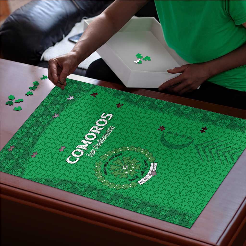 Comoros Football Puzzle Go Champions Green Les Coelacantes - Wonder Print Shop