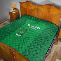 Comoros Football Quilt Go Champions Green Les Coelacantes - Wonder Print Shop