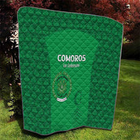 Comoros Football Quilt Go Champions Green Les Coelacantes - Wonder Print Shop