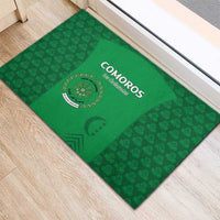 Comoros Football Rubber Doormat Go Champions Green Les Coelacantes - Wonder Print Shop