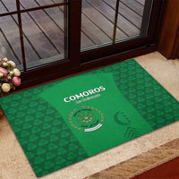 Comoros Football Rubber Doormat Go Champions Green Les Coelacantes - Wonder Print Shop