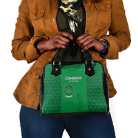 Comoros Football Shoulder Handbag Go Champions Green Les Coelacantes - Wonder Print Shop