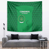 Comoros Football Tapestry Go Champions Green Les Coelacantes - Wonder Print Shop