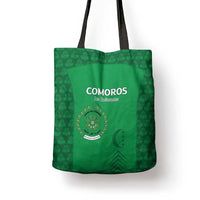 Comoros Football Tote Bag Go Champions Green Les Coelacantes - Wonder Print Shop
