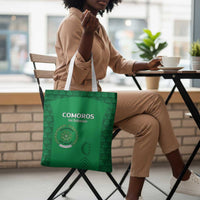 Comoros Football Tote Bag Go Champions Green Les Coelacantes - Wonder Print Shop