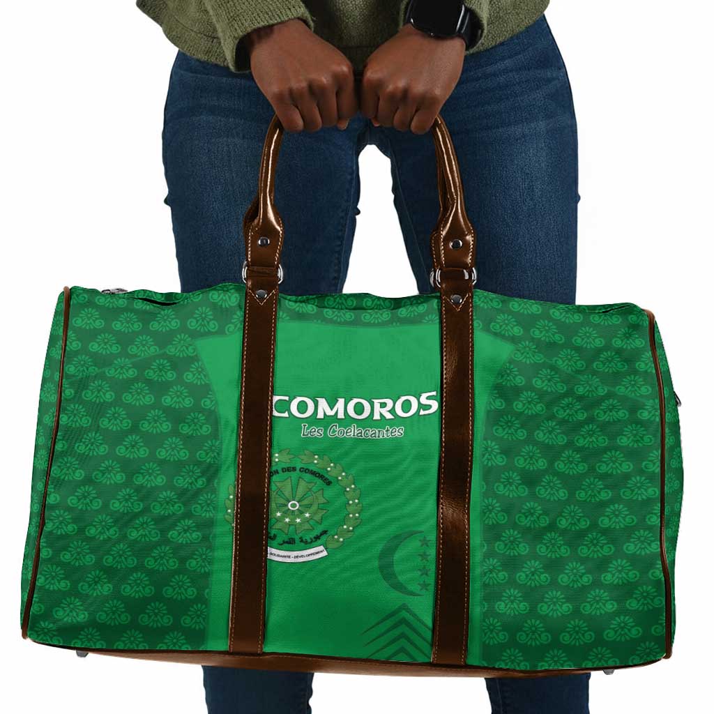 Comoros Football Travel Bag Go Champions Green Les Coelacantes - Wonder Print Shop