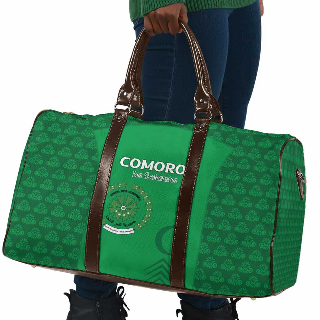Comoros Football Travel Bag Go Champions Green Les Coelacantes - Wonder Print Shop