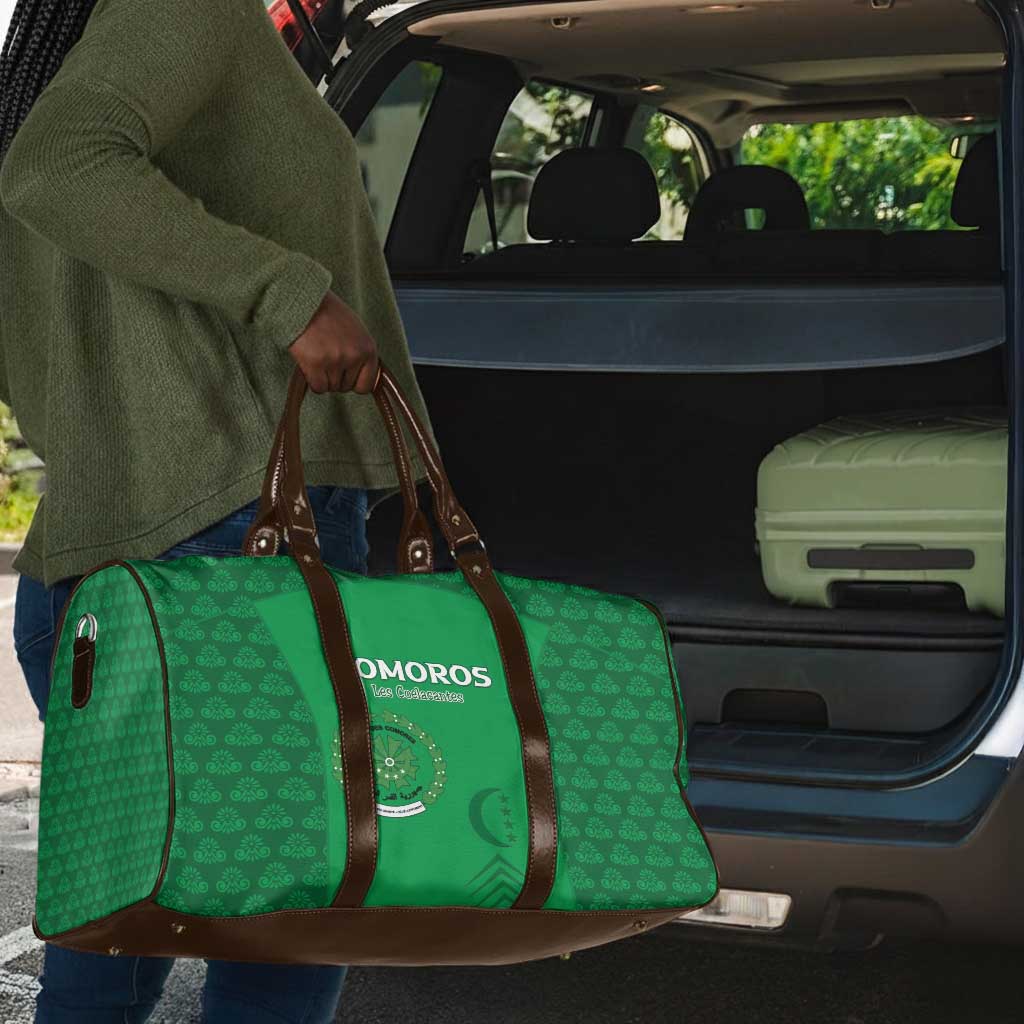 Comoros Football Travel Bag Go Champions Green Les Coelacantes - Wonder Print Shop