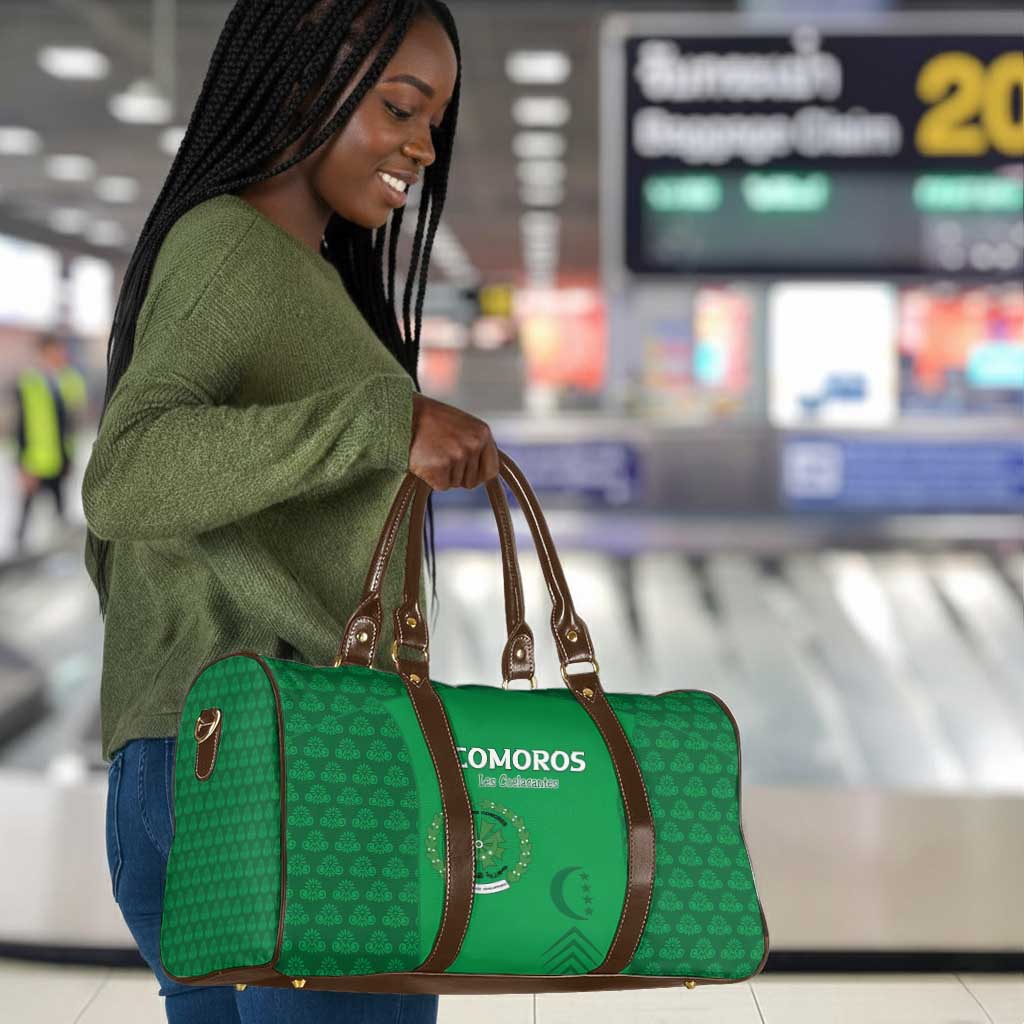 Comoros Football Travel Bag Go Champions Green Les Coelacantes - Wonder Print Shop