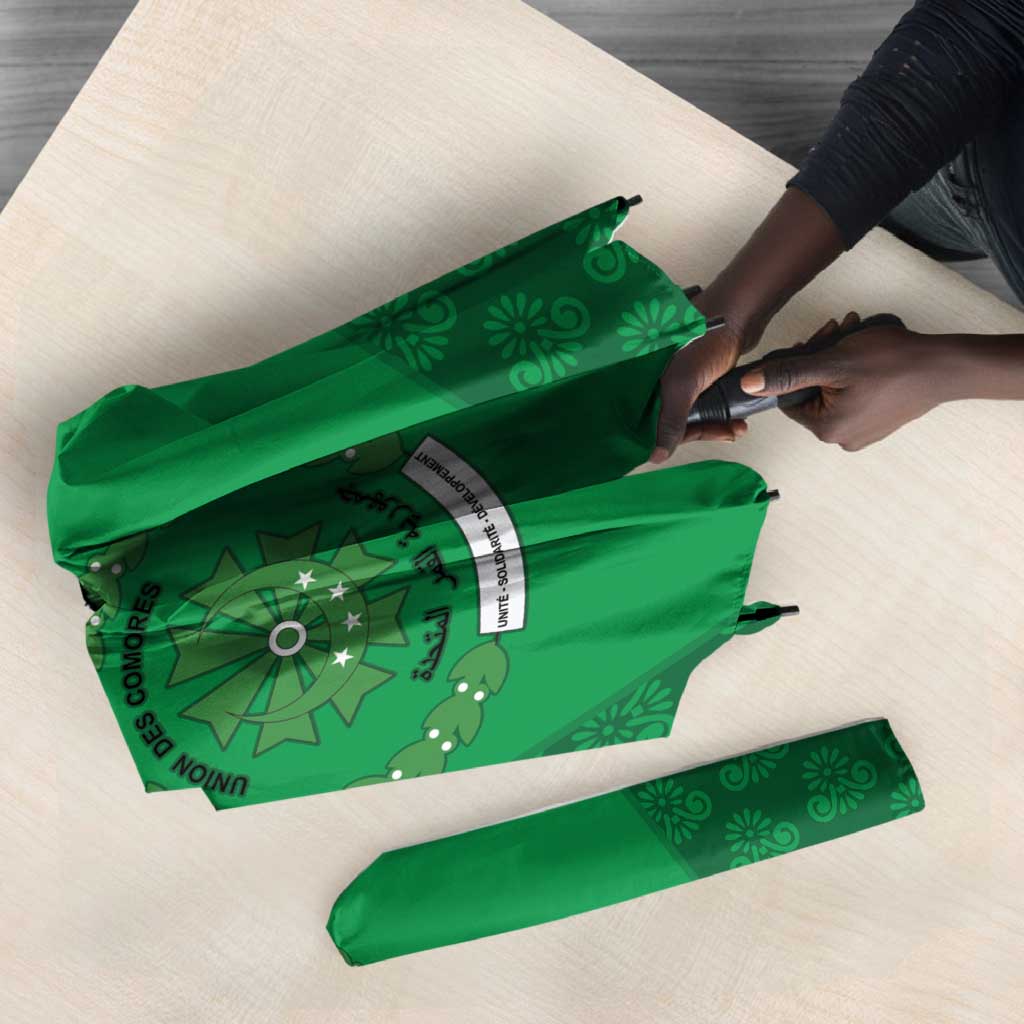 Comoros Football Umbrella Go Champions Green Les Coelacantes - Wonder Print Shop