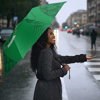 Comoros Football Umbrella Go Champions Green Les Coelacantes - Wonder Print Shop