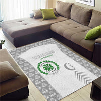 Comoros Football Area Rug Go Champions White Les Coelacantes - Wonder Print Shop