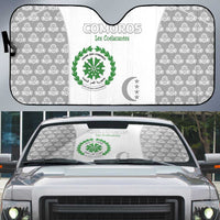 Comoros Football Auto Sun Shade Go Champions White Les Coelacantes - Wonder Print Shop
