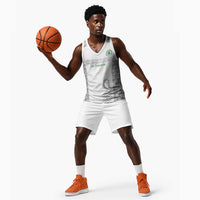 Custom Comoros Football Basketball Jersey Go Champions White Les Coelacantes - Wonder Print Shop
