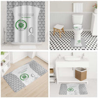 Comoros Football Bathroom Set Go Champions White Les Coelacantes - Wonder Print Shop