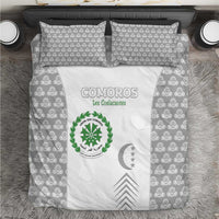 Comoros Football Bedding Set Go Champions White Les Coelacantes - Wonder Print Shop