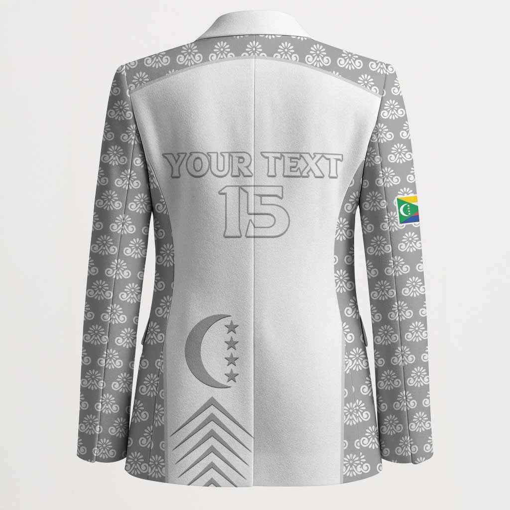 Custom Comoros Football Blazer Go Champions White Les Coelacantes - Wonder Print Shop