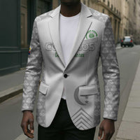 Custom Comoros Football Blazer Go Champions White Les Coelacantes - Wonder Print Shop