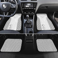 Custom Comoros Football Car Mats Go Champions White Les Coelacantes - Wonder Print Shop