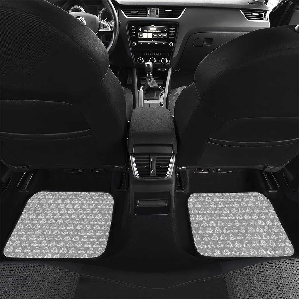 Custom Comoros Football Car Mats Go Champions White Les Coelacantes - Wonder Print Shop