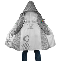 Custom Comoros Football Cloak Go Champions White Les Coelacantes - Wonder Print Shop