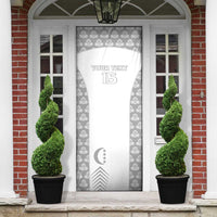 Custom Comoros Football Door Cover Go Champions White Les Coelacantes - Wonder Print Shop