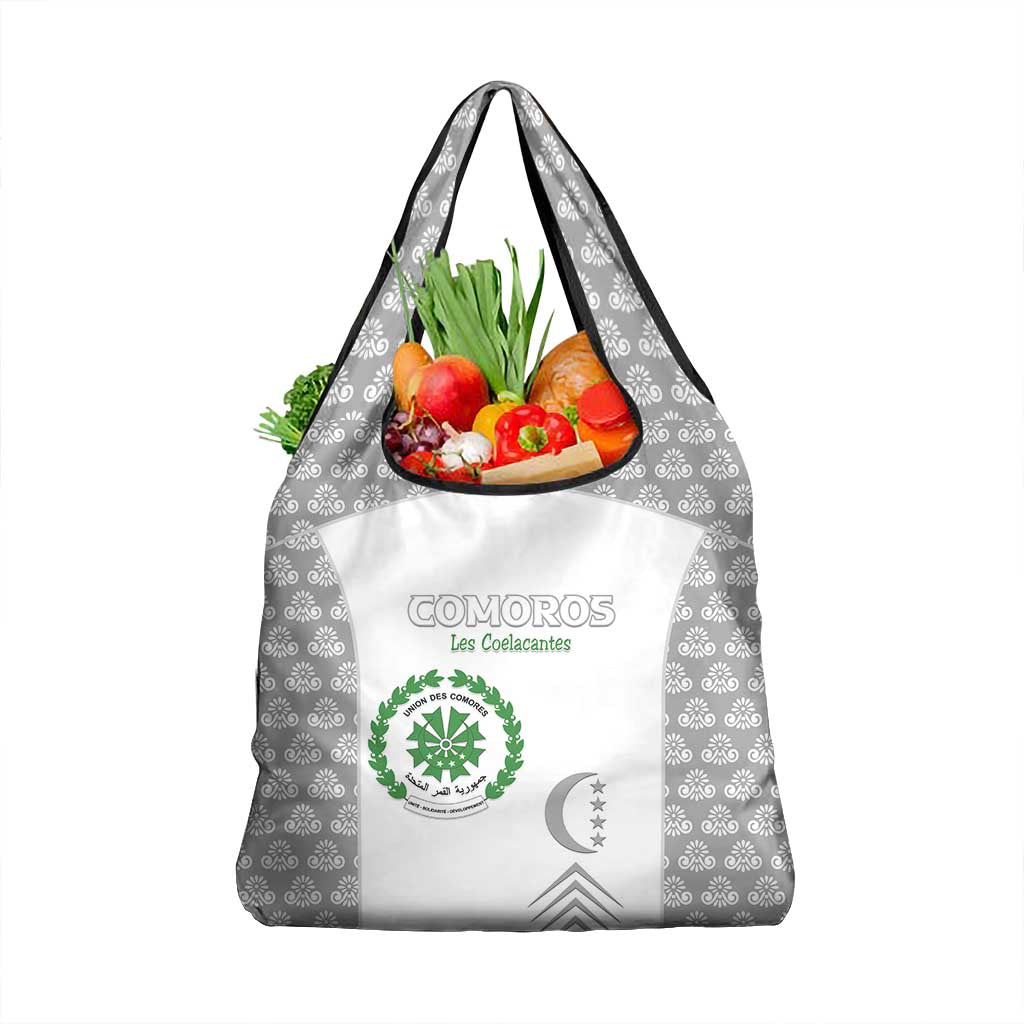 Comoros Football Grocery Bag Go Champions White Les Coelacantes - Wonder Print Shop