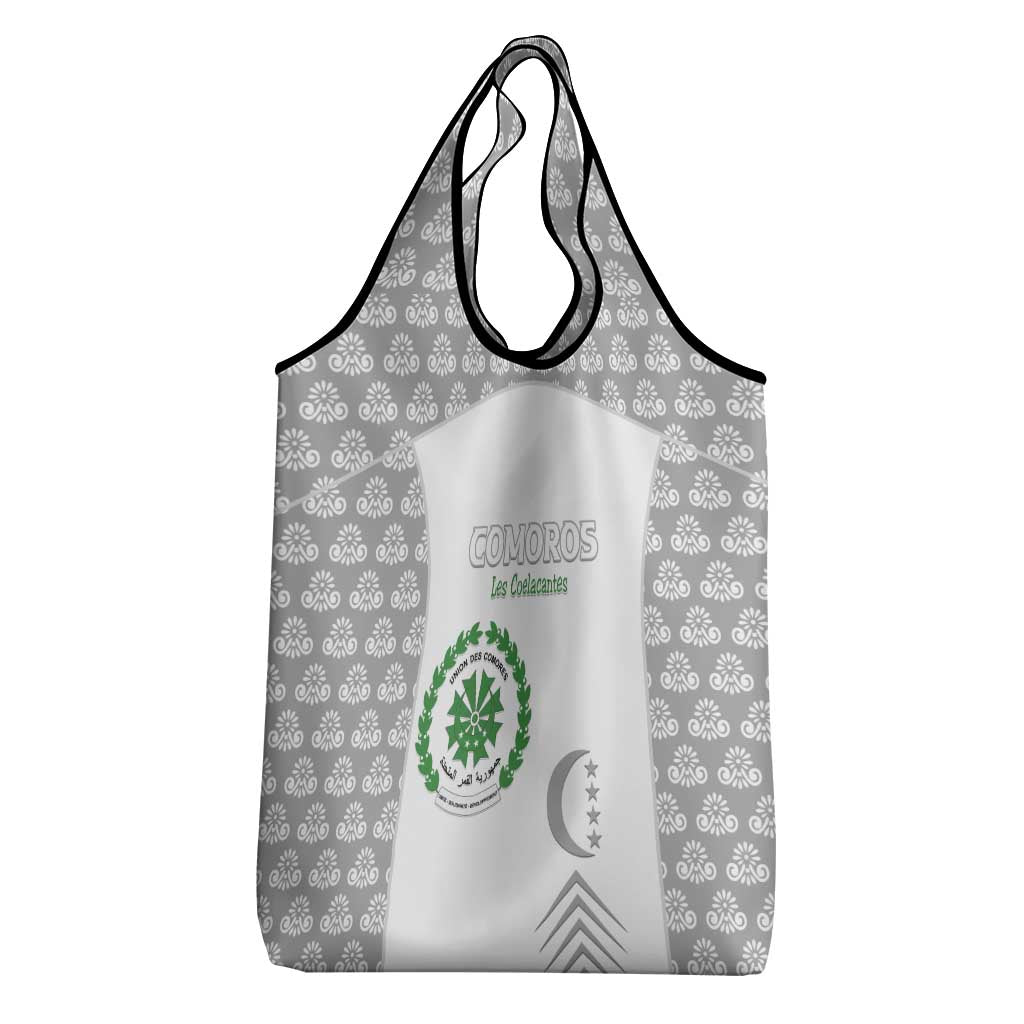 Comoros Football Grocery Bag Go Champions White Les Coelacantes - Wonder Print Shop