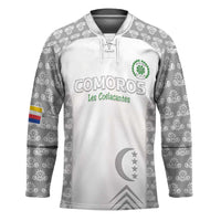 Custom Comoros Football Hockey Jersey Go Champions White Les Coelacantes - Wonder Print Shop