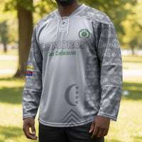 Custom Comoros Football Hockey Jersey Go Champions White Les Coelacantes - Wonder Print Shop