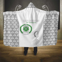 Comoros Football Hooded Blanket Go Champions White Les Coelacantes - Wonder Print Shop
